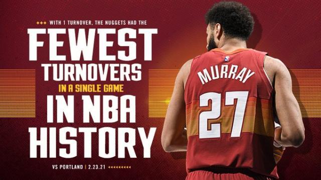 kaiyun-单场失误次数仅有1次！掘金悄然间刷新历史纪录